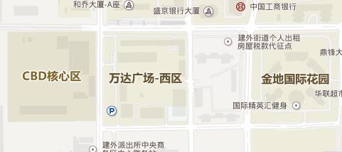 北京万达广场地图
